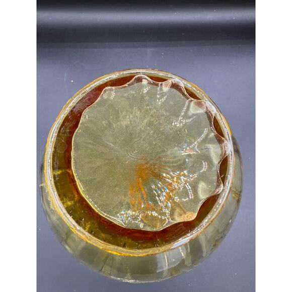 Fenton Candle Glow Yellow American Legacy Decanter Bottle - Picture 6 of 7